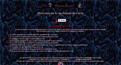 Desktop Screenshot of lecercle.net